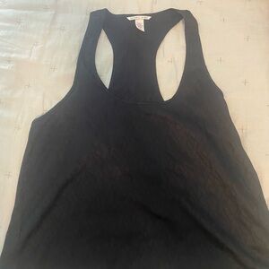 Victoria's Secret Black Cut Out Backless Tank Top